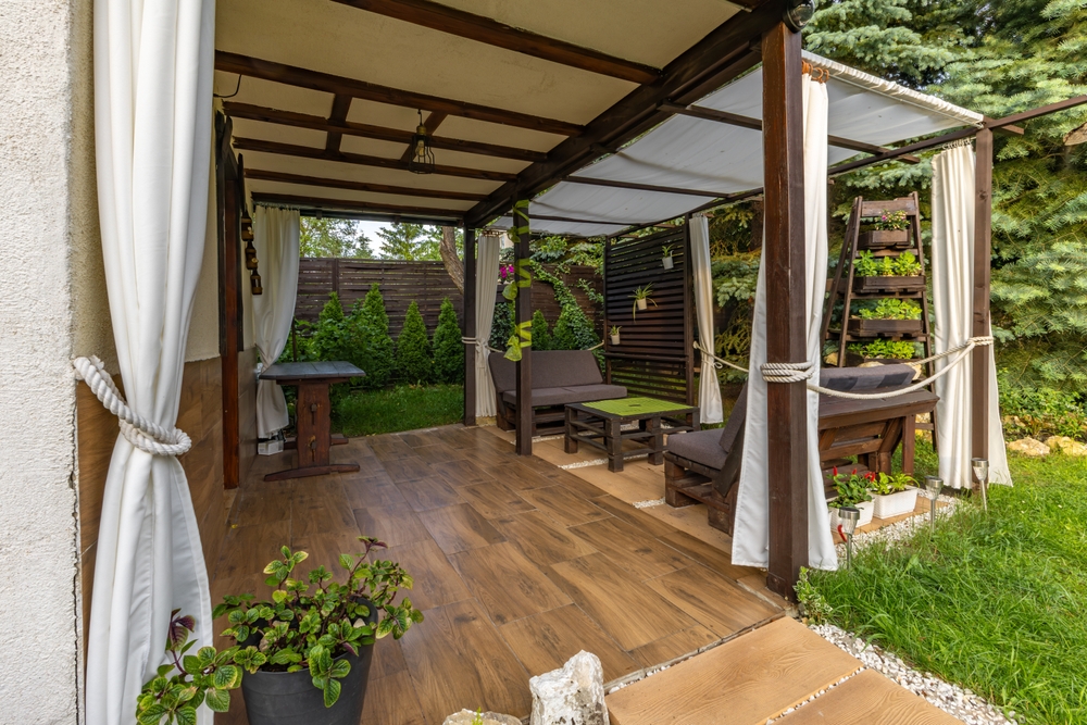 Garden,Terrace,,Resting,Place,,Garden,Furniture,Made,Of,Wooden,Pallets,